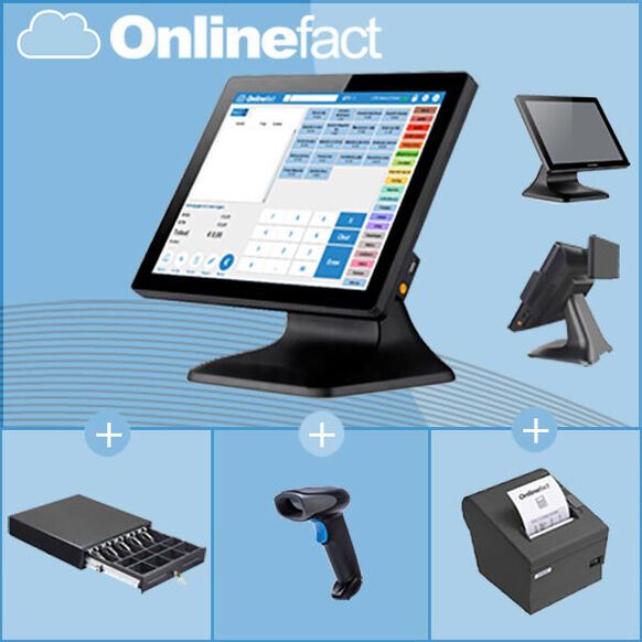 Kassasysteem Bundel (Touchscreen + Printer + Barcode + Geldlade)