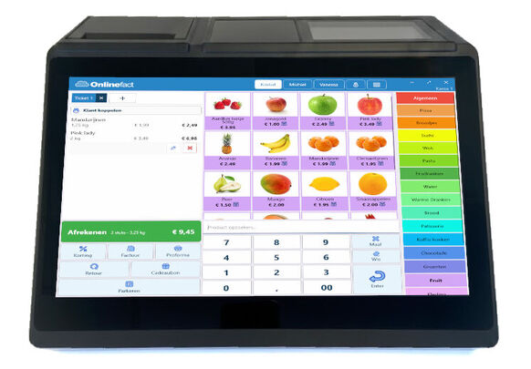 All in one scherm (Touchscreen + Printer)