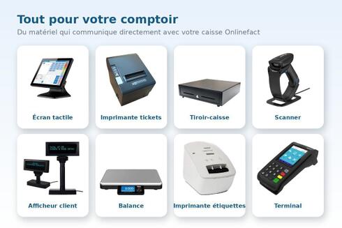 Matériel de caisse